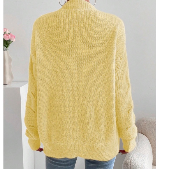 Classic Coral Button Down Loose Fit Cardigan - Picture 8 of 9